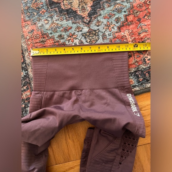 Purple Gymshark leggings fitted sheer see through seamless small xs - Picture 5 of 7